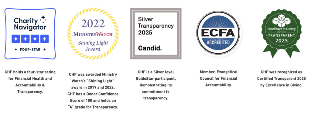 Children's Hunger Fund - Integrity and Transparency Seals